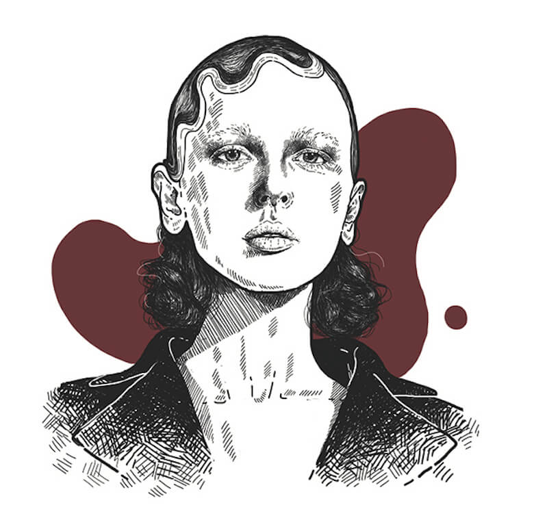 Portret Moniki Brodki.