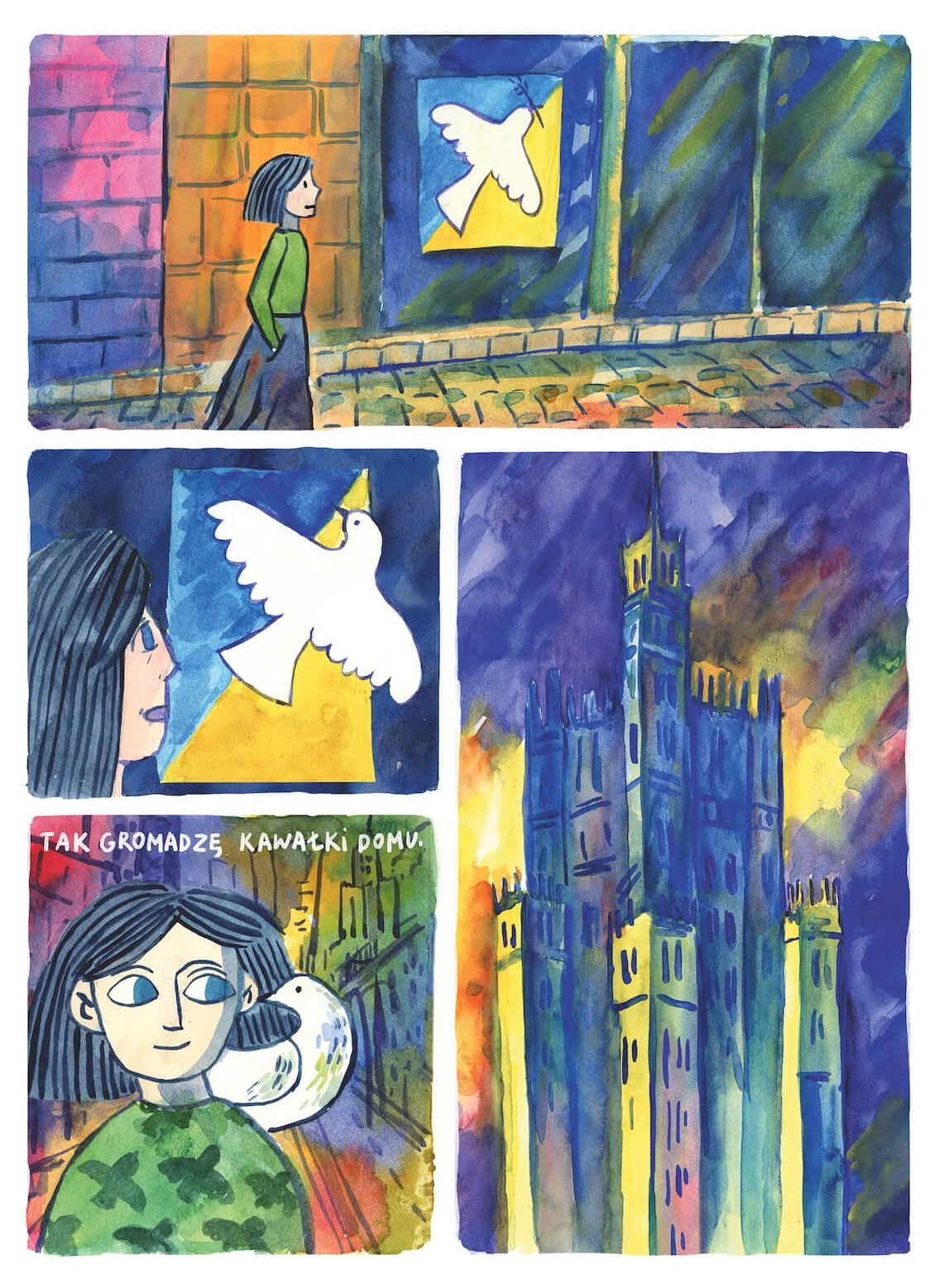 Komiks Eliny Pyrohovej. Strona 4.
