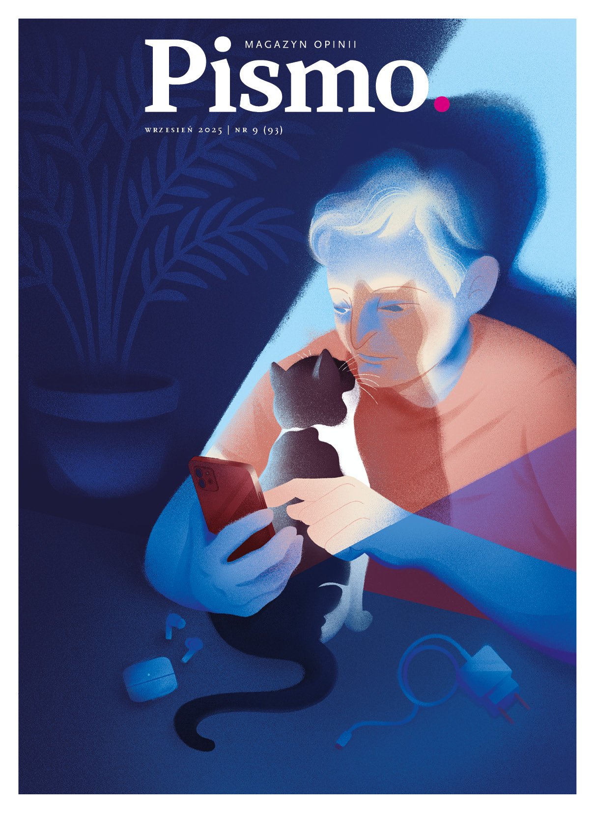 Nie mogę scrollować, kot na mnie leży