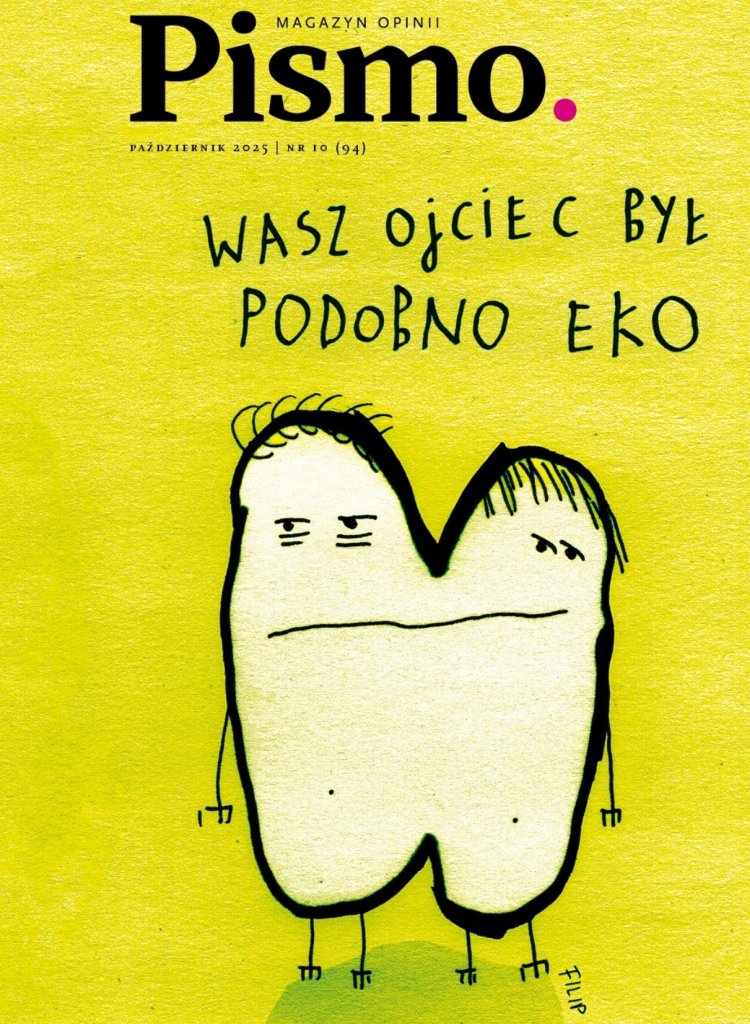 „Ziemniak adaptacyjny”, Filipa Zawady to humorystyczna ilustracja okładkowa przedstawiająca ziemniaka w roli bohatera, stylizowanego na warzywo, które poddano działaniu GMO. Okładka utrzymana jest w prostym, graficznym stylu. Postać ziemniaka jest na limonkowym tle. Ziemniak mówi: Wasz ojciec był podobno eko.