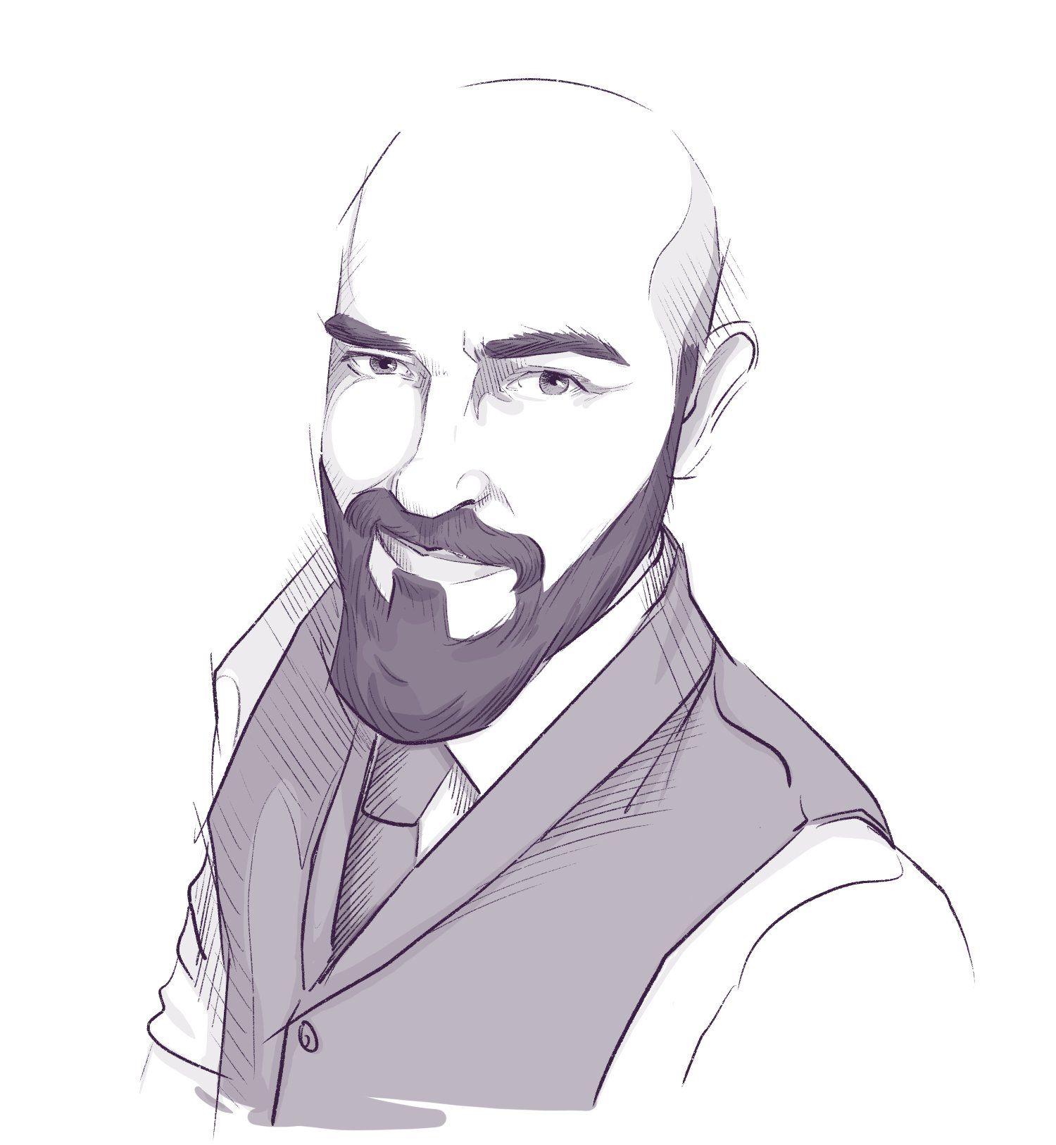 Grafika przedstawia Marcina Szczygielskiego, autora książek dla dzieci i młodzieży.